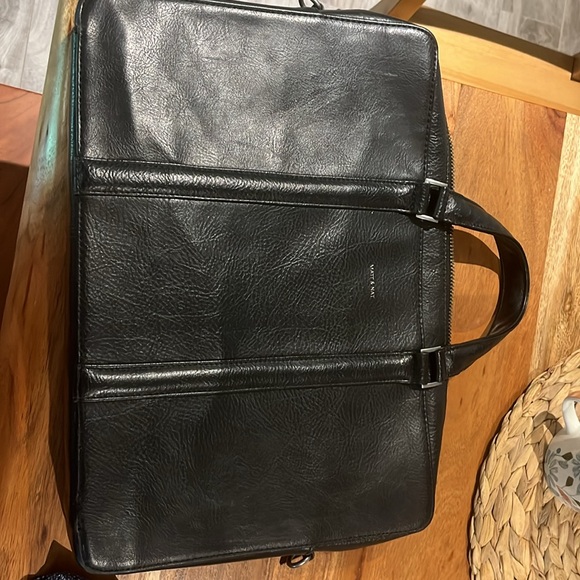 MATT & NAT Harman Vegan Briefcase Black - Picture 4 of 8